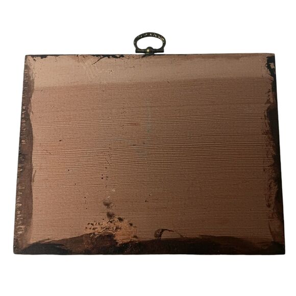 Mouse With Cheese And Wine Original Painting On Wood Signed Eddie Handpainted #3 - Picture 2 of 8